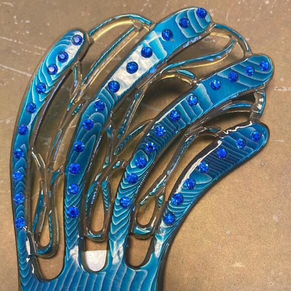 Mid Century Antique Rhinestone Hair Pin - Picture 3 of 5